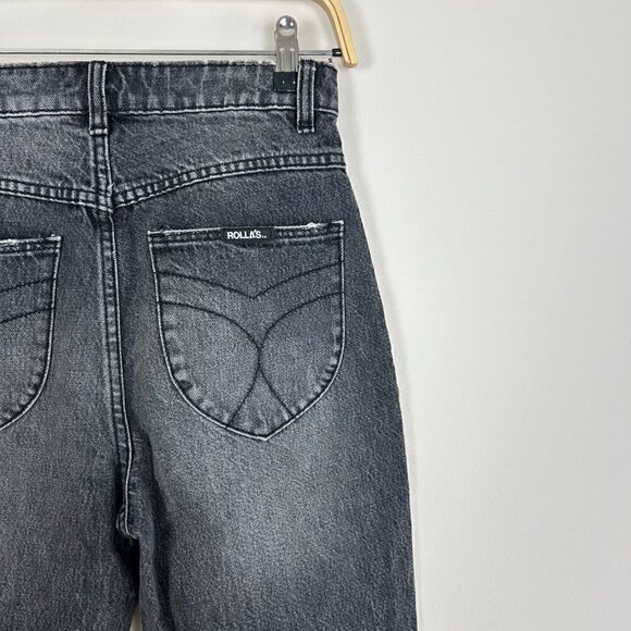 Rolla's Dusters High Rise Relaxed Dark Wash Jean Size 26 - Picture 5 of 8